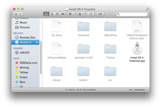 Download mac os x yosemite installer